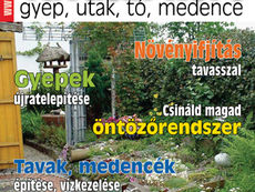Ezermester Extra 2012/2. Tavaszi kert: gyepek, utak, tó, medence