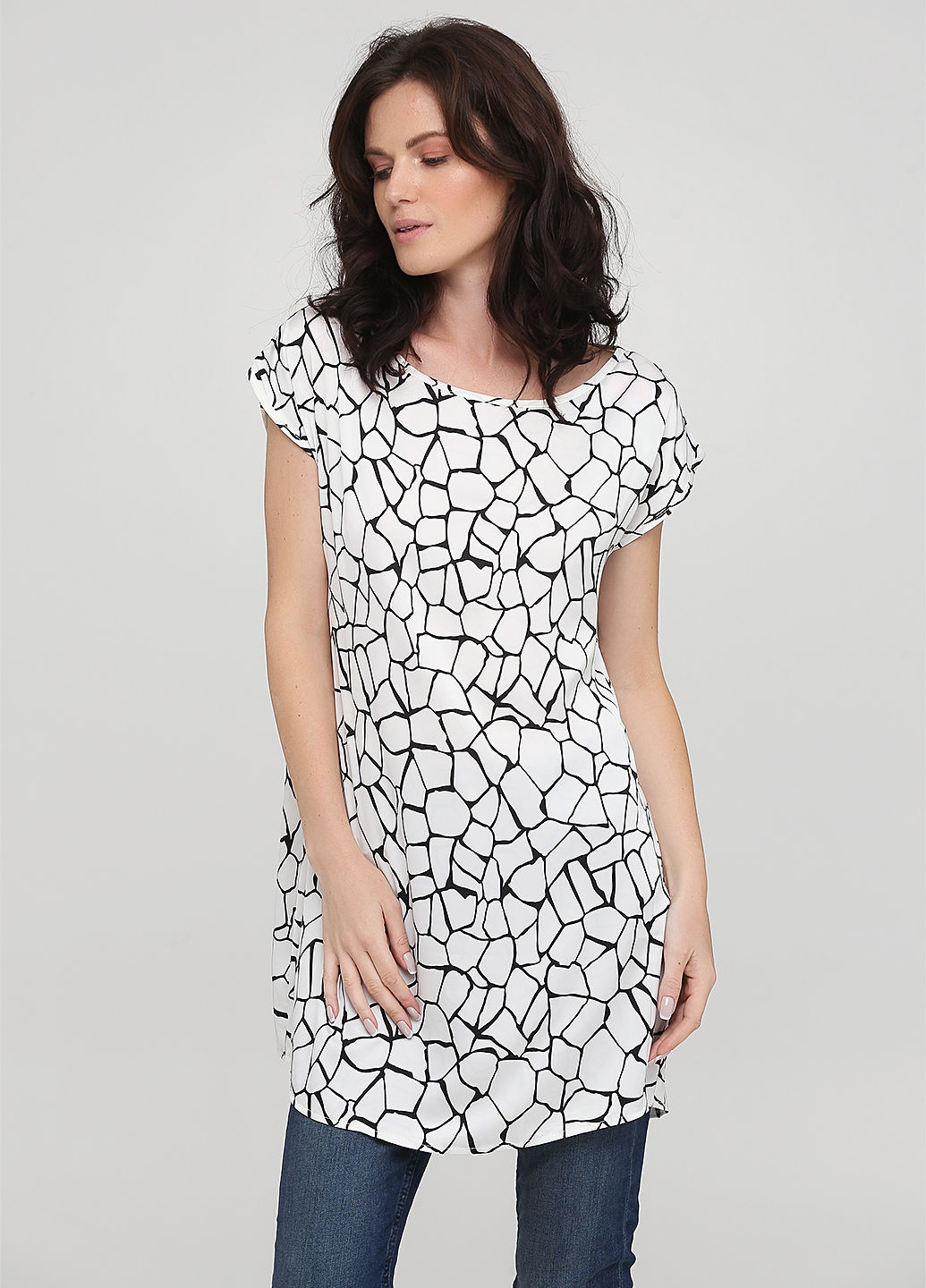 F50099 Туніка білий