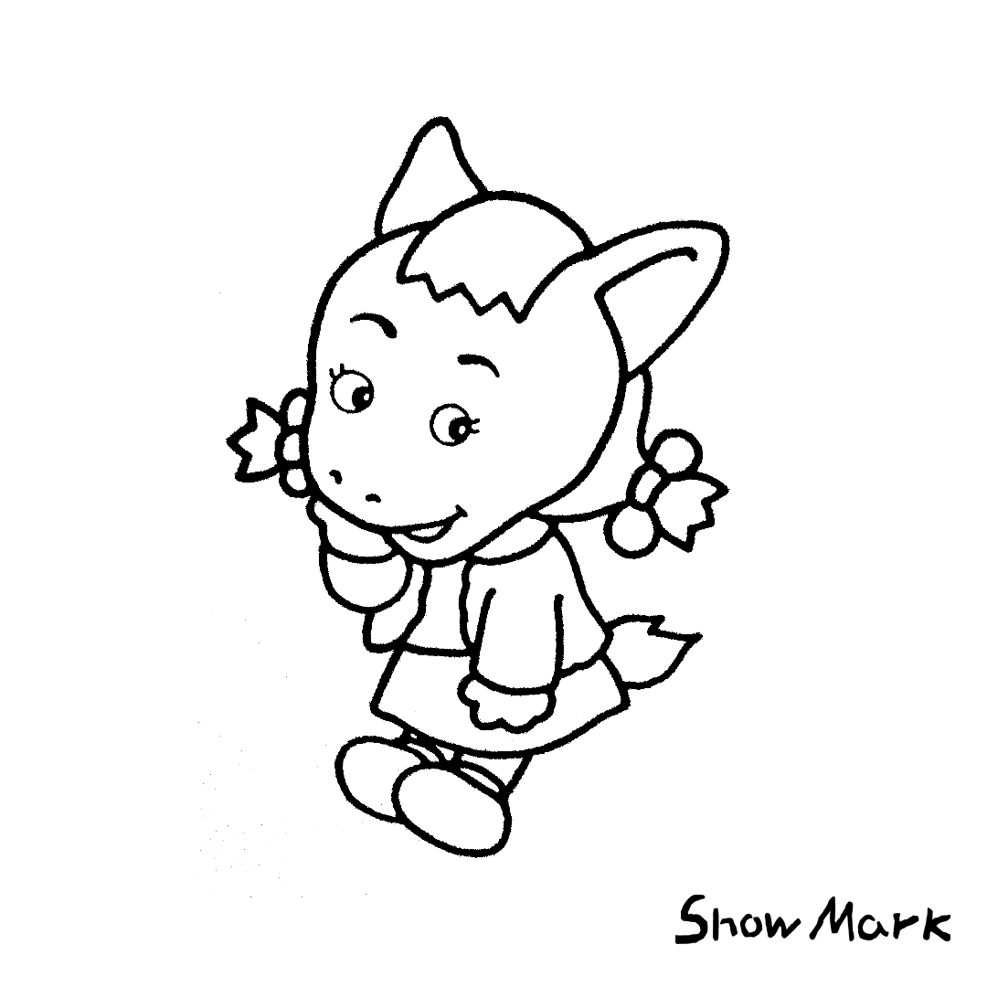 小馬哥 Show Mark 品牌原始造型 | 小馬妞代表著善