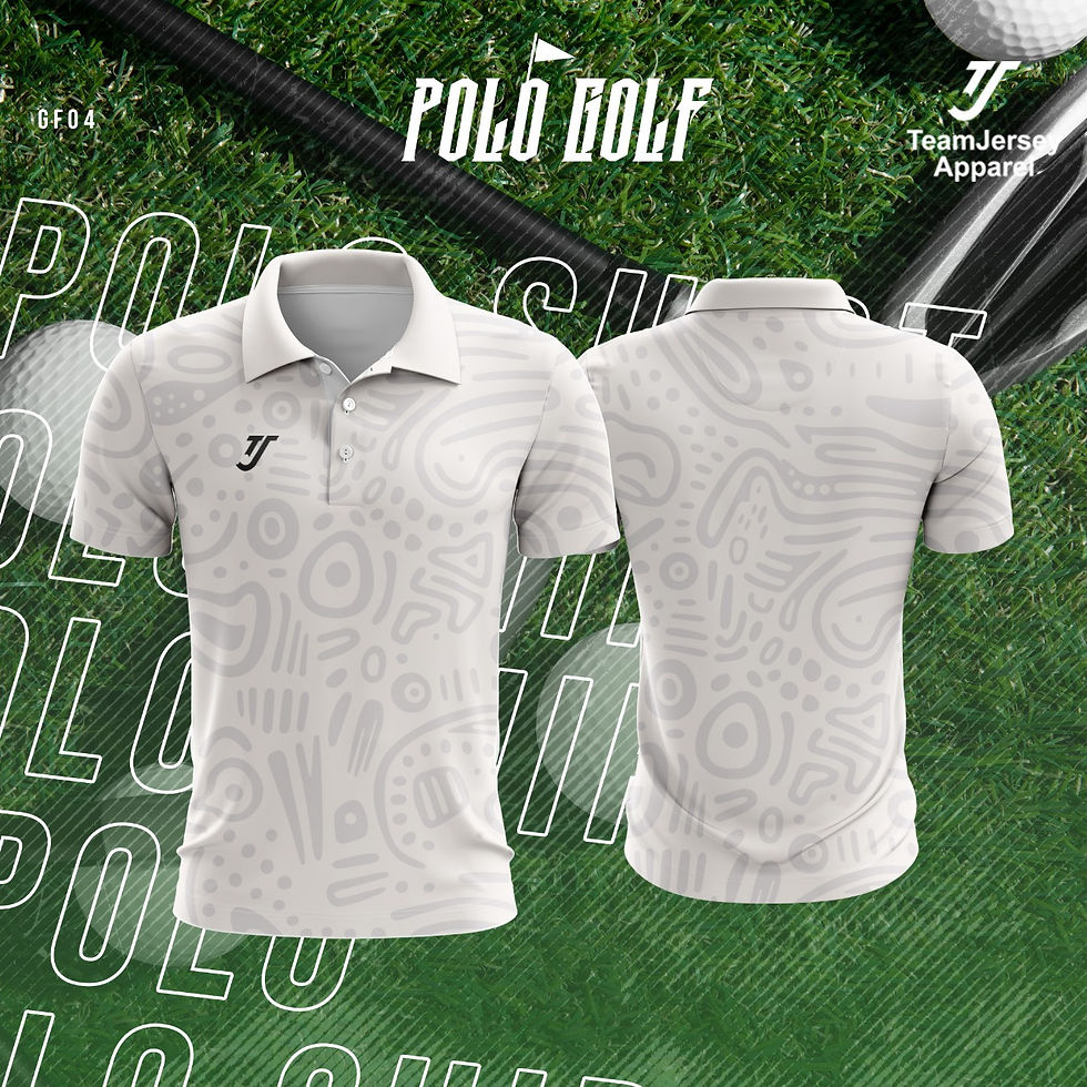 TeamJersey Abstract Ace Golf Polo