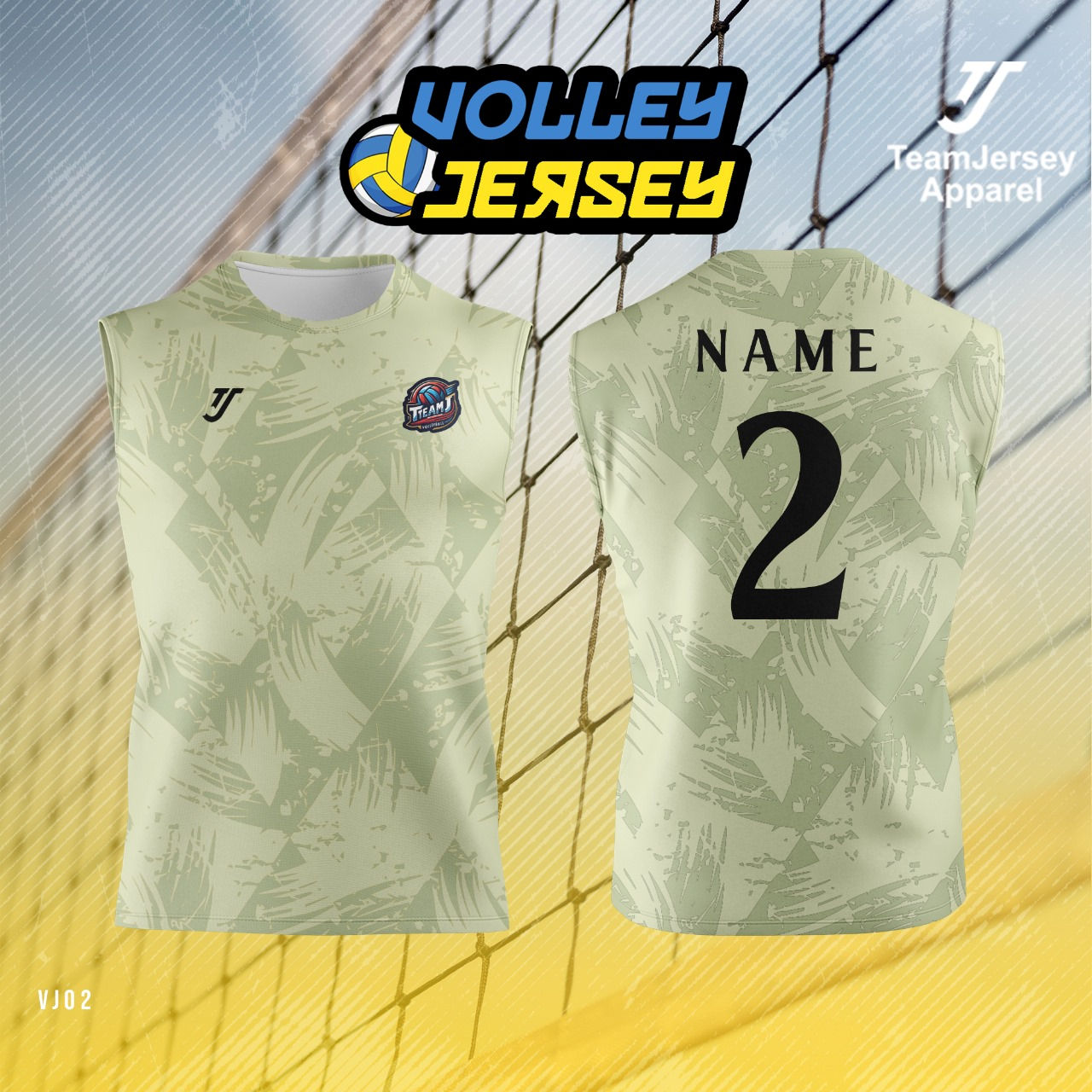 TeamJersey Volley Series  - "Mint Condition" Volleyball Jersey