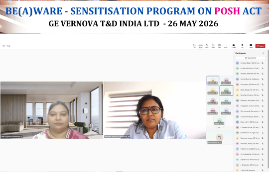 Be(A)ware - Sensitisation Program on POSH Act