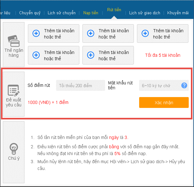 HƯỚNG DẪN RÚT TIỀN KUBET