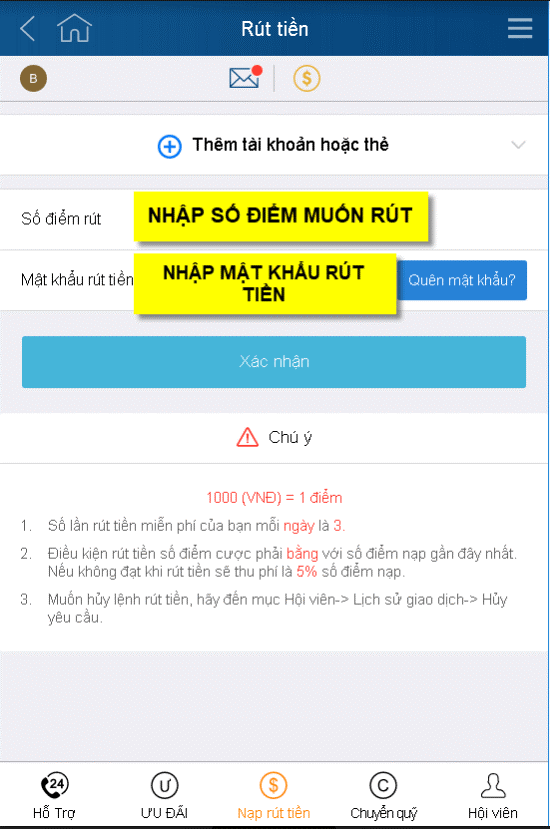 HƯỚNG DẪN RÚT TIỀN KUBET