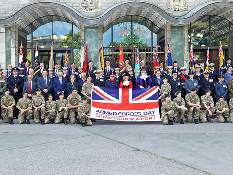 Plymouth raises the flag for Armed Forces Week 