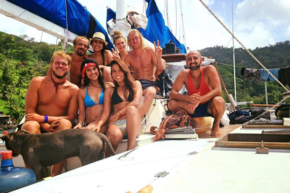 Catching dinner, Portobelo - Panama