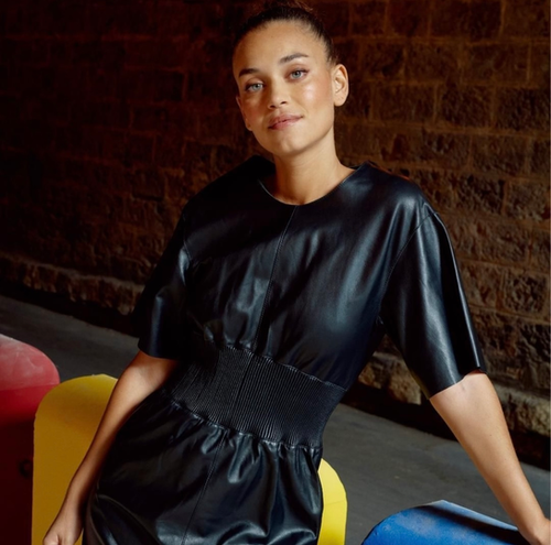 Robe cuir Telma Caprices 130