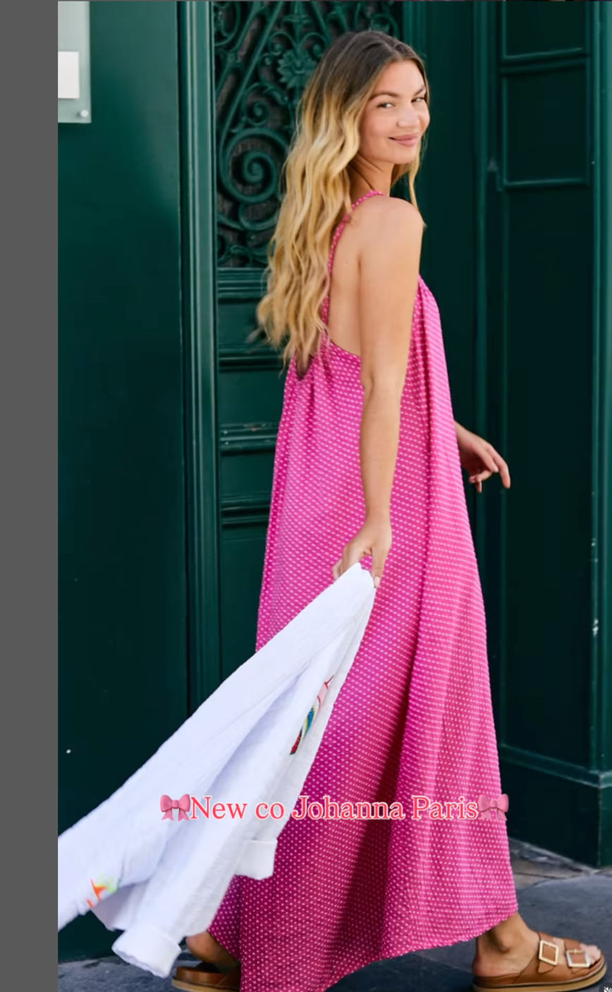 Thumbnail: Robe longue à pois
