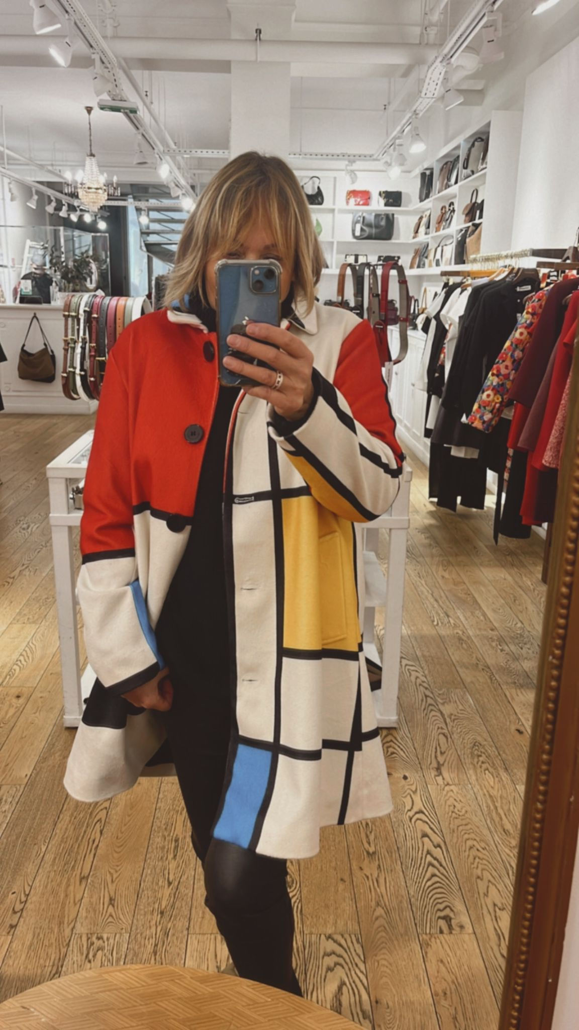 Manteau Mondrian