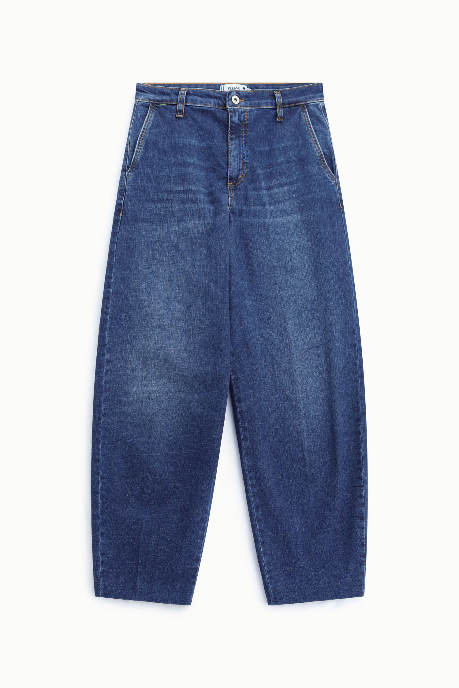 Jean crop ballon