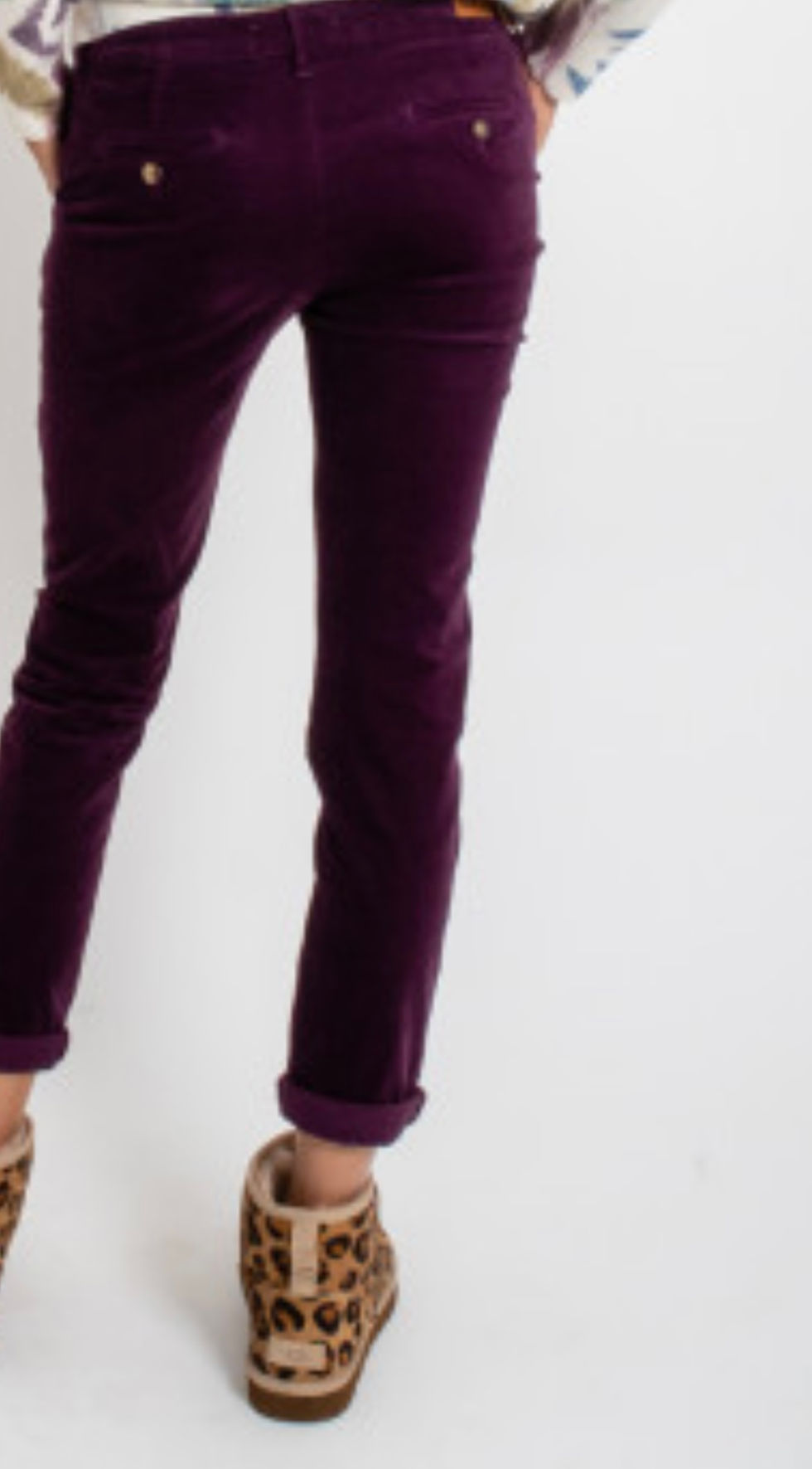 Miniature : Chino velour jessy 