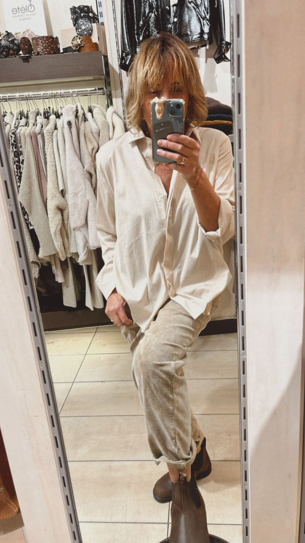 Miniature : Chemise Estelle boutons cachés