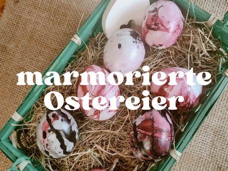 Marmorierte Ostereier