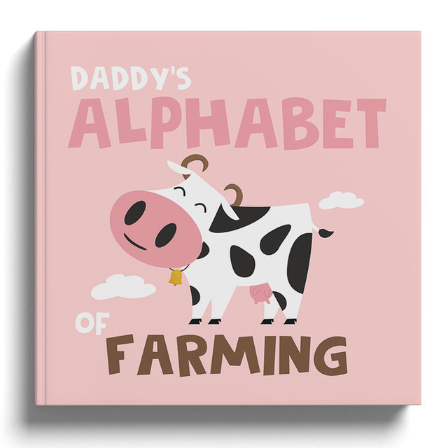 Daddy's Alphabet of Farming hardcover ABC book cover