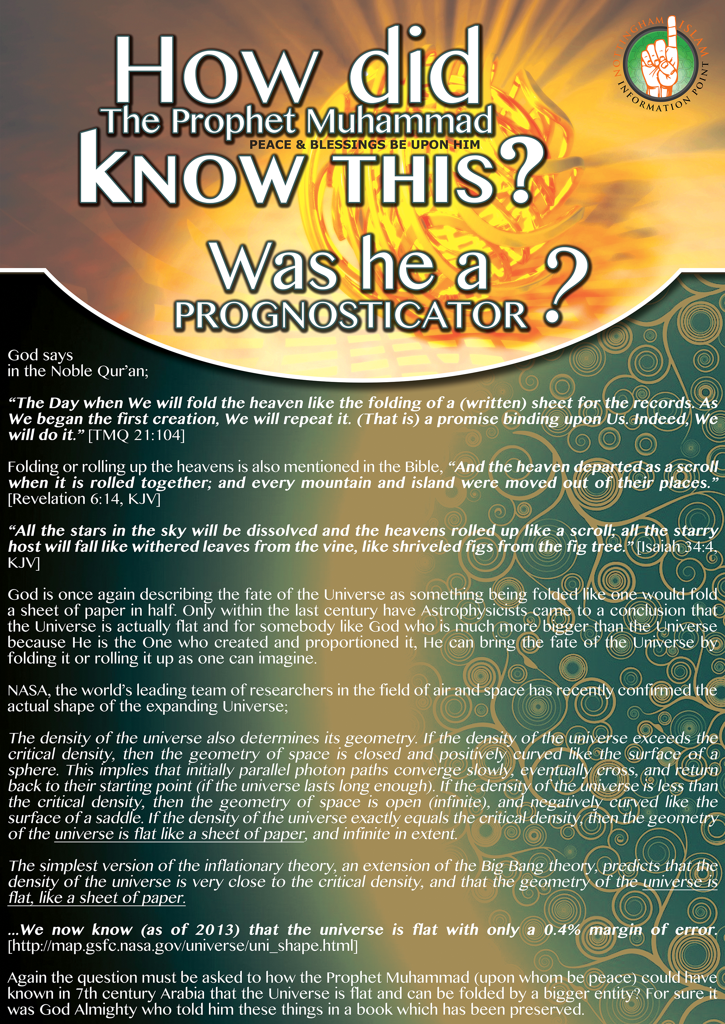 Islamic Exhibition Posters - Scientific Miracles in the 