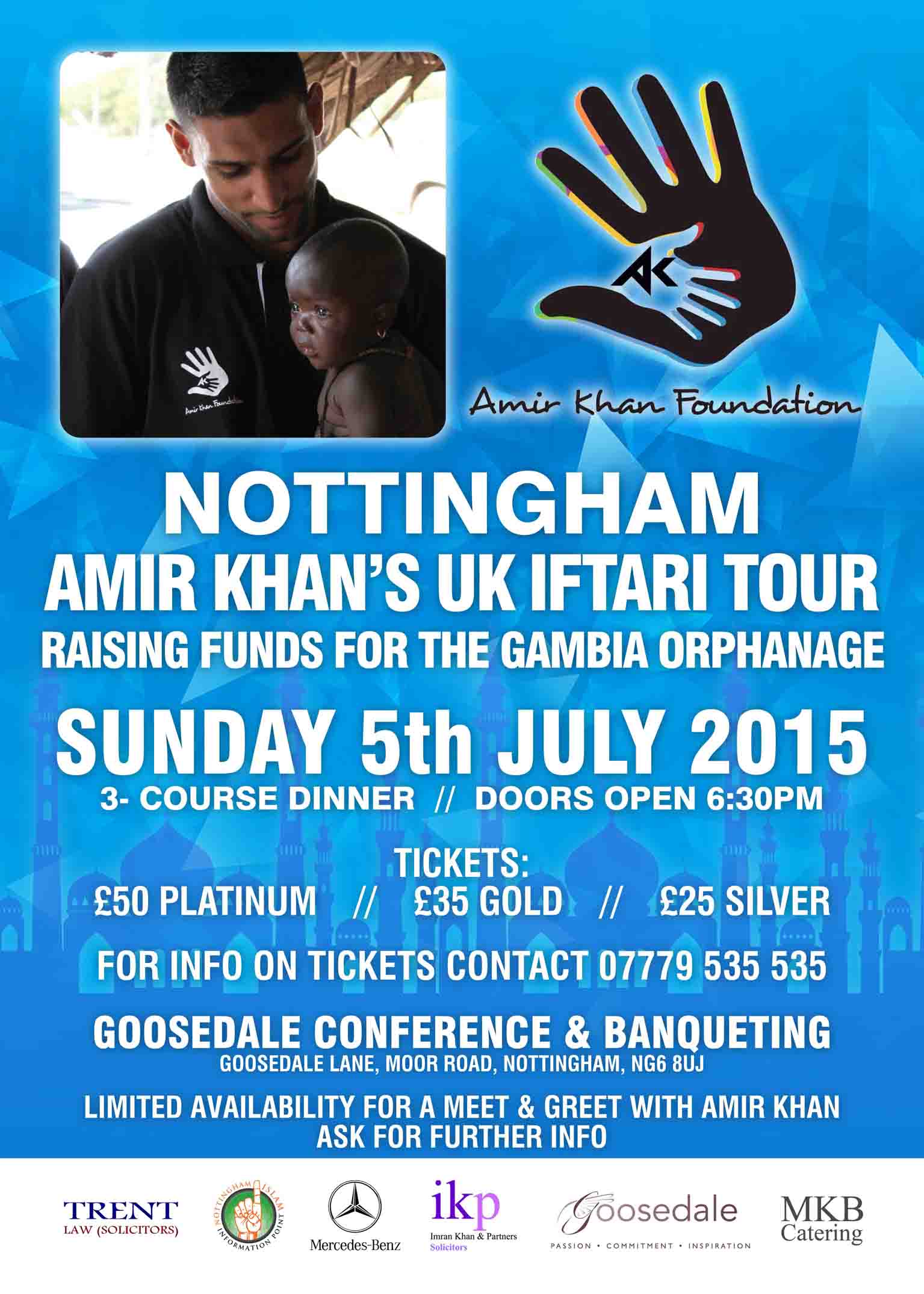 Amir Khan's UK Iftari Tour NOTTINGHAM