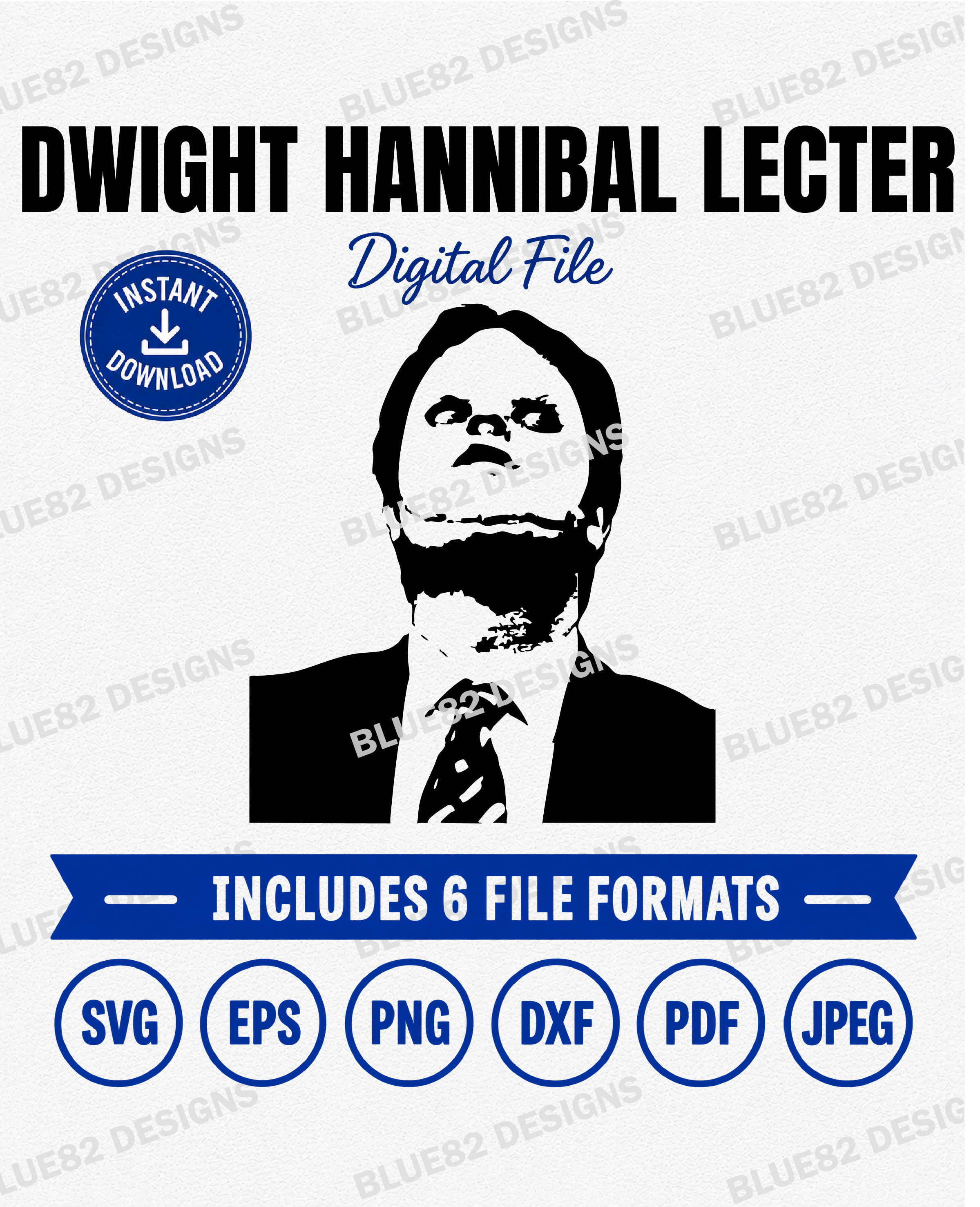 Dwight Schrute Hannibal Lecter CPR (Digital Files)