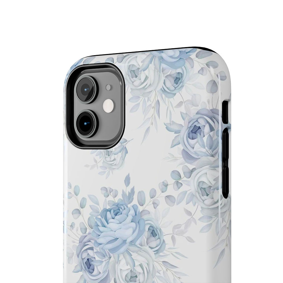 Thumbnail: Blue and White Flower Case iPhone / Samsung