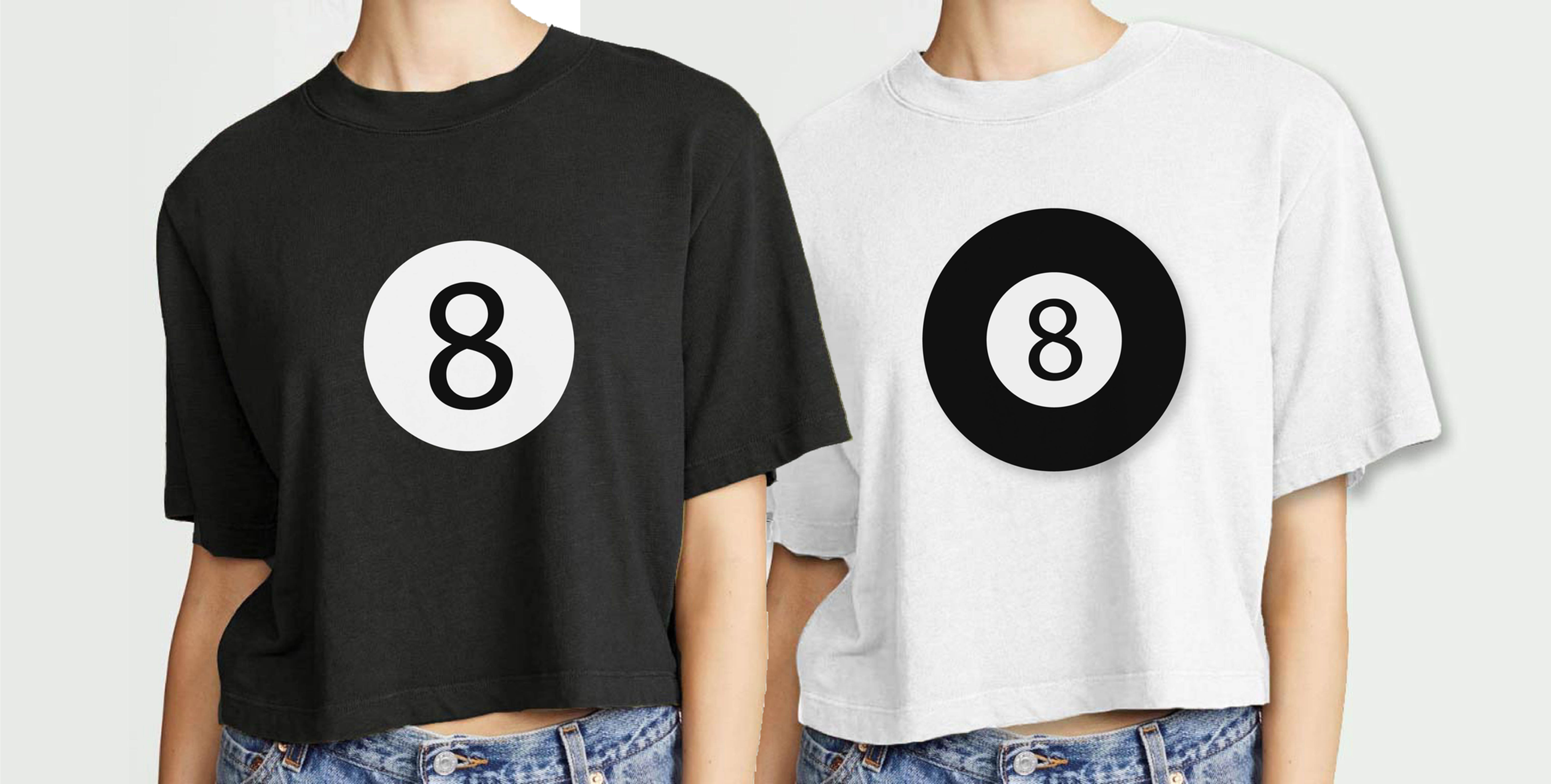 8 Ball Iron On Decal | Billiards Pool Ball | 8 Ball Pool | 8 Ball Costume