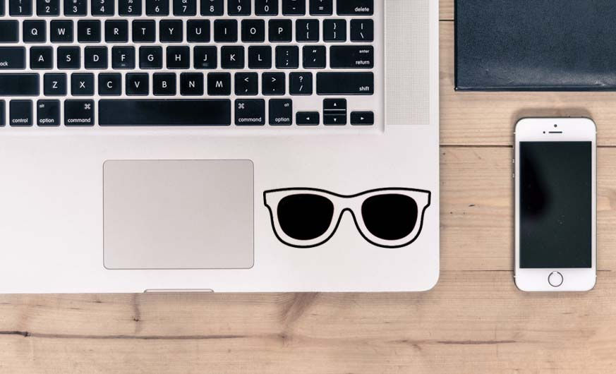 Thumbnail: Sunglasses Decal | Car Decal | Laptop Decal | Summer Decal