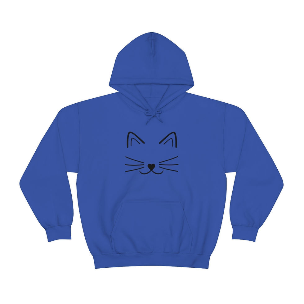 Thumbnail: Cat Face Hoodie | Cat Lover Gift | Cat Hoodie | Kitten Hoodie | Cat Mom Hoodie