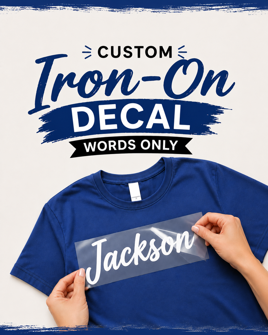 Custom Iron On Decal