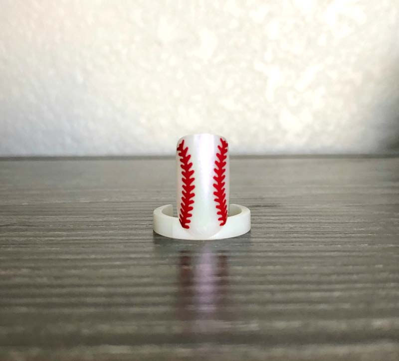 Thumbnail: Baseball Laces SVG | Nails svg | Nail Art svg | Baseball svg