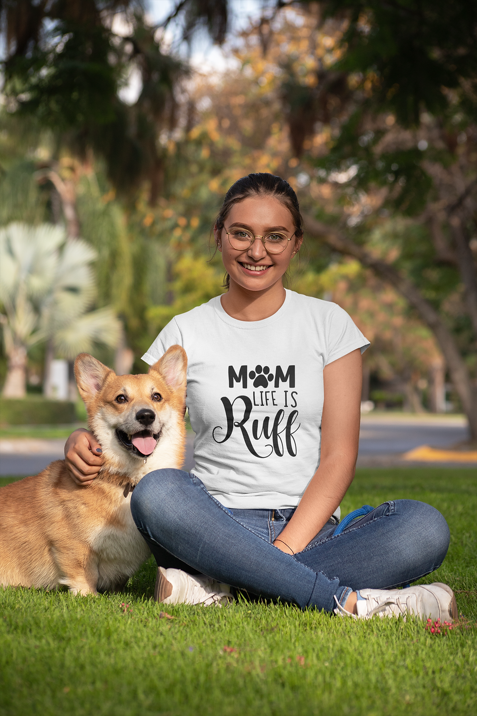 Thumbnail: Mom Life Is Ruff Shirt | Dog Mom Shirt | Dogs | Puppy Shirt | Pet Shirt
