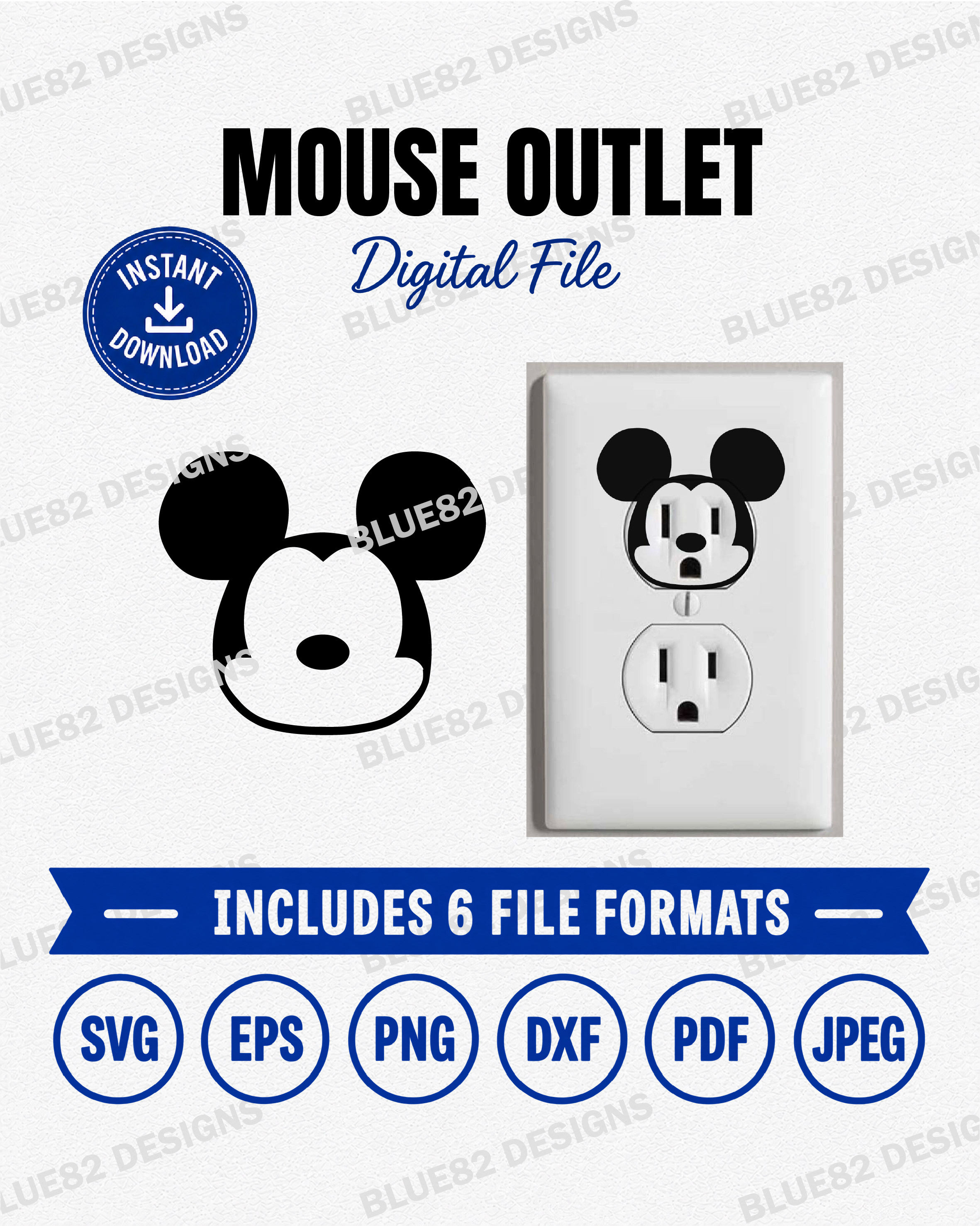 Mouse Outlet Decal (Digital Files)