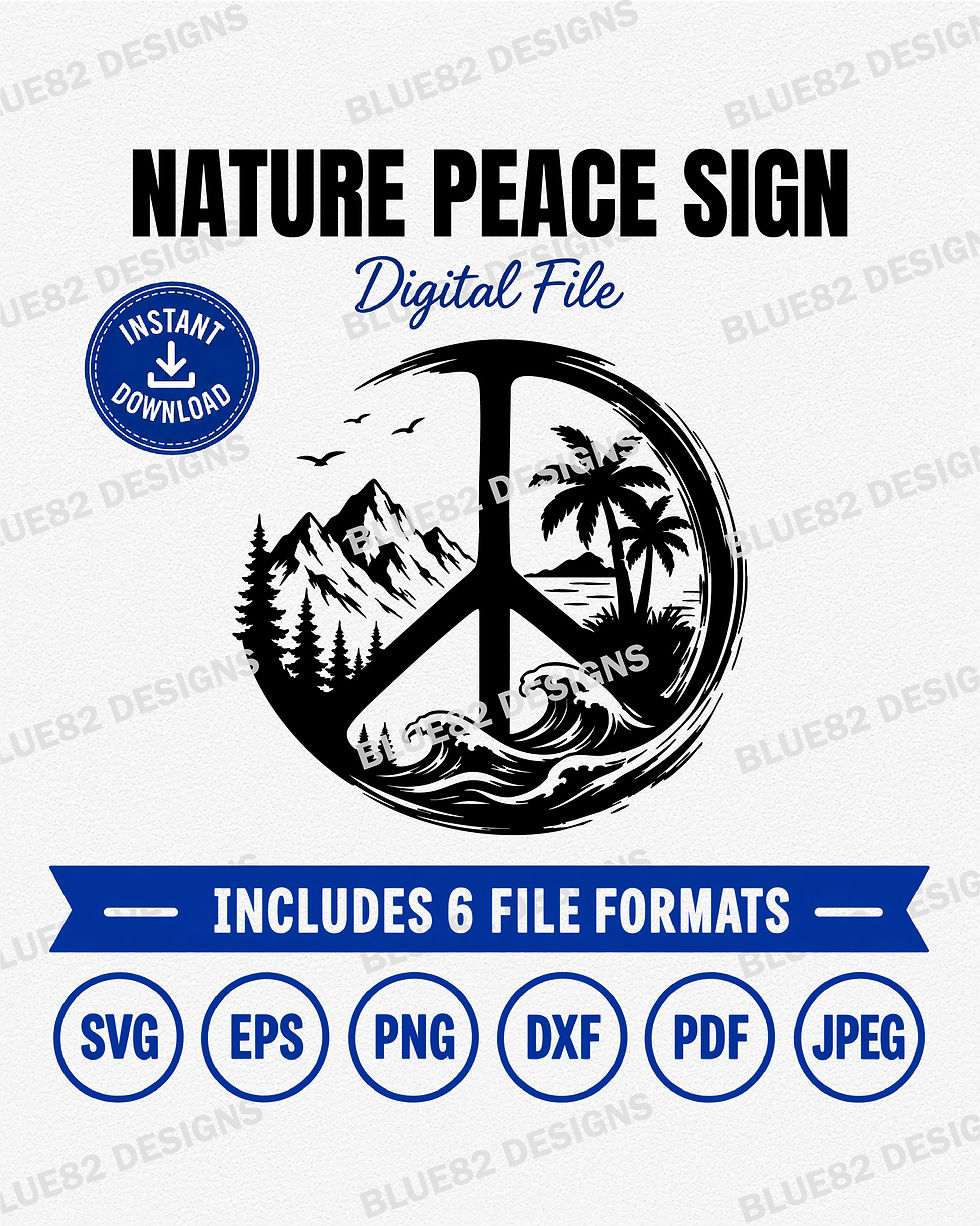 Peace Sign Nature | (Digital Files)
