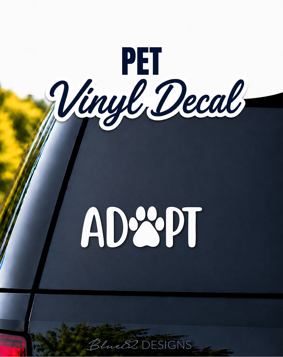 Adopt Pet Decal | Car Decal