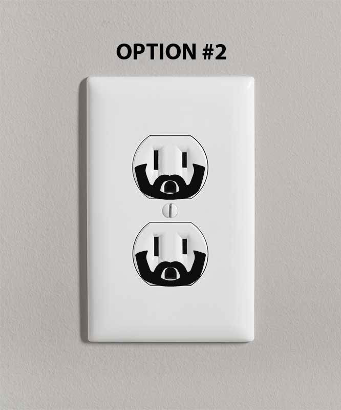 Thumbnail: Beard Outlet Decals (10 qty) | Beard Decal | Home Decor | Funny | Humor | Vinyl