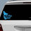 Thumbnail: Get Off My Tail Mermaid Decal | Mermaid Tail | Driving Decal | Tailgate