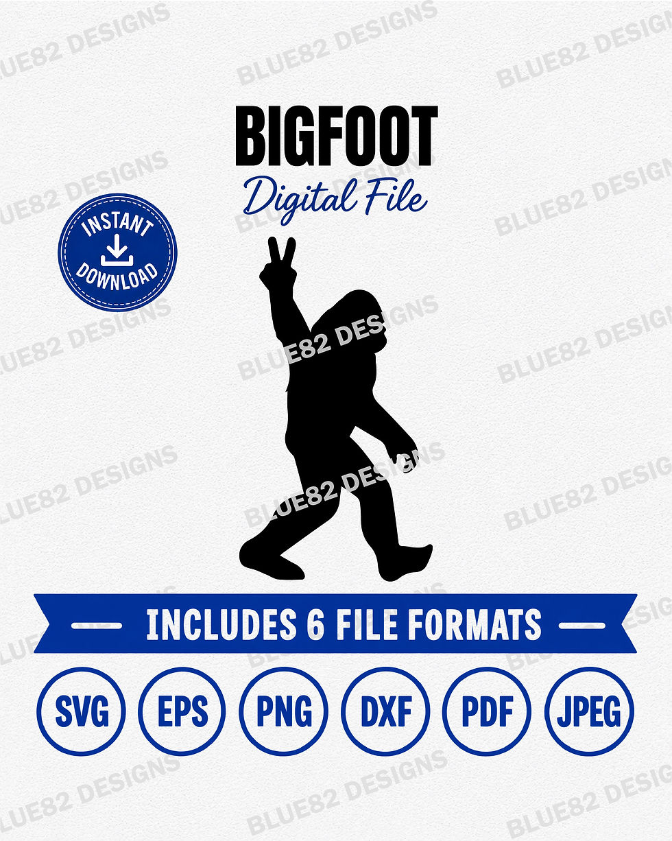 Bigfoot Peace | (Digital Files)