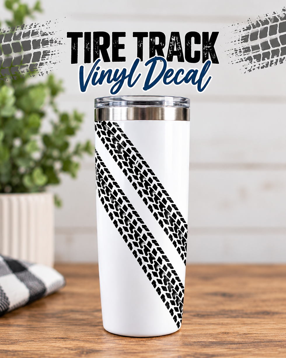 Tire Tracks Decal