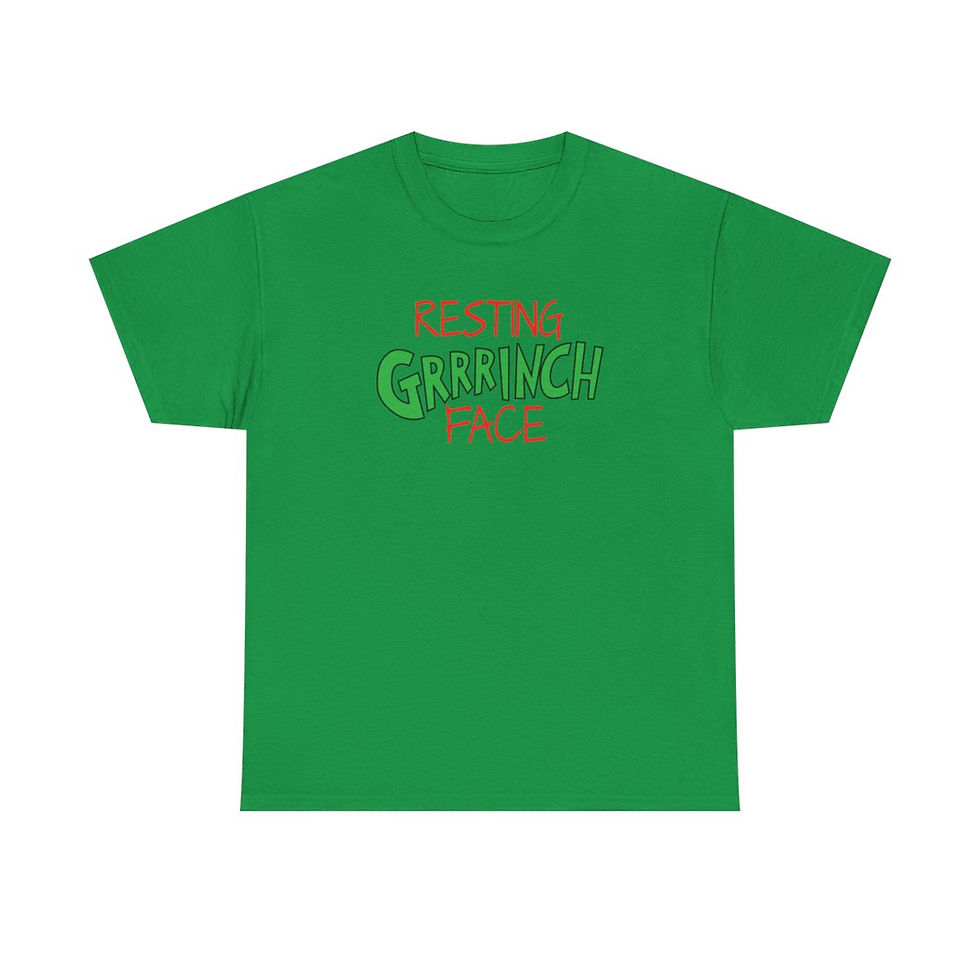 Thumbnail: Resting Grrrinch Face Shirt | Christmas Shirt | Christmas Tee | Dr Seuss