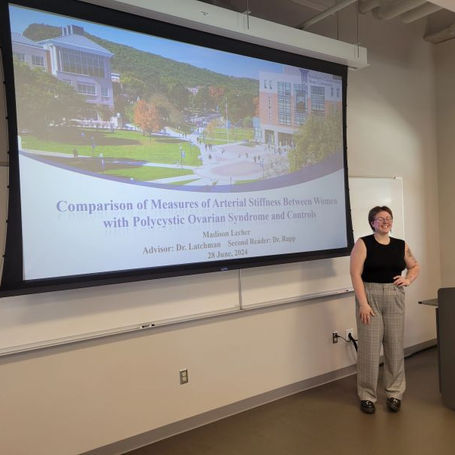 Congratulations Madison Lecher on a terrific defense of her Master's thesis!