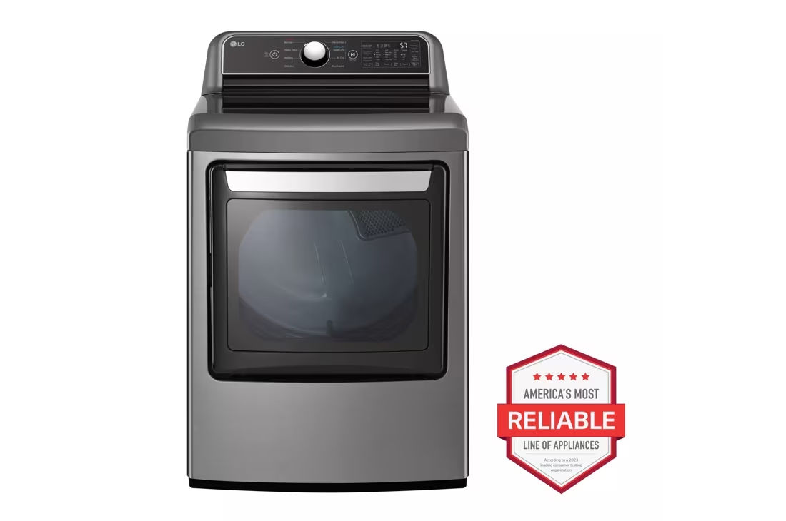 Ultra Large Capacity Smart wi-fi Enabled Rear Control Electric Dryer