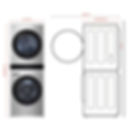 Thumbnail: LG STUDIO WashTower™ Smart Front Load 5.0 cu. ft. Washer and 7.4 cu. ft.