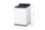 Thumbnail: 5.5 cu. ft. Mega Capacity Smart Top Load Washer with EasyUnload™ & AI Sensing