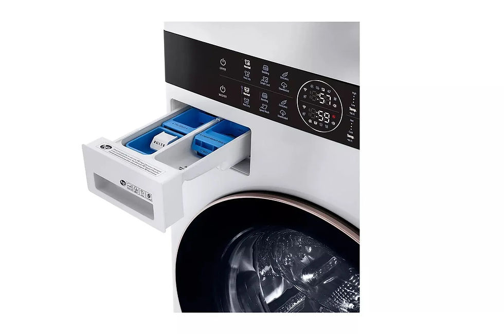 Thumbnail: Single Unit Front Load LG WashTower™ with Center Control™