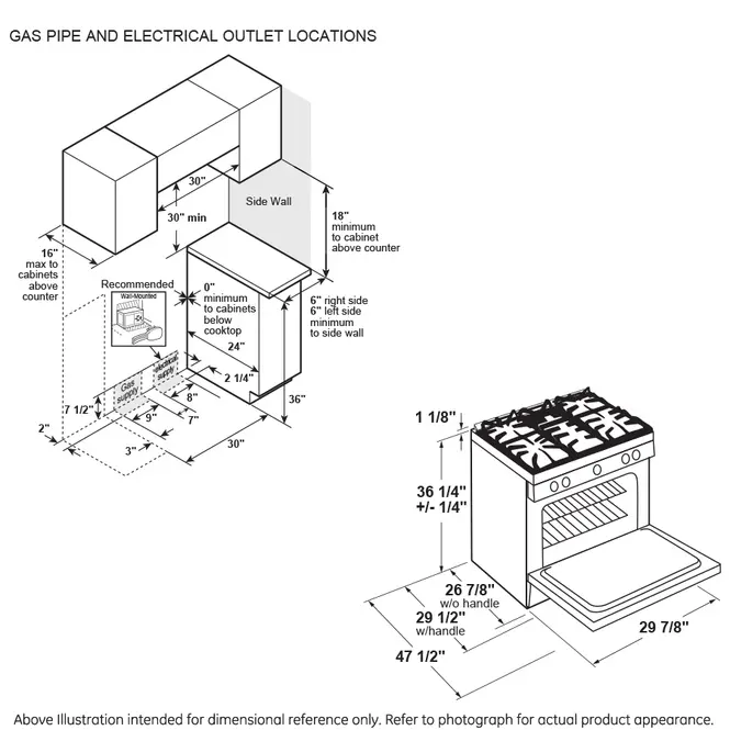Thumbnail: GE Profile 30" Dual Fuel Slide-In Range, P2S930YPFS