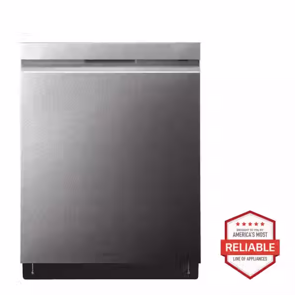 LG SIGNATURE 24-inch Wide Top Control Dishwasher in Textured Steel™ Finish