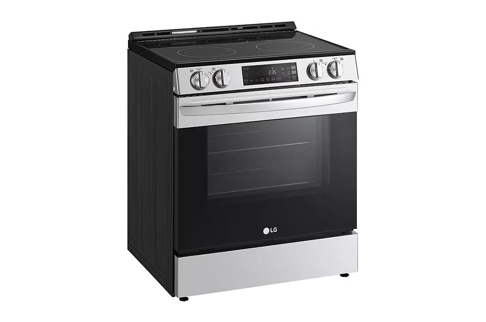 Thumbnail: LG 6.3 cu ft. Smart Wi-Fi Enabled Electric Slide-in Range with EasyClean®