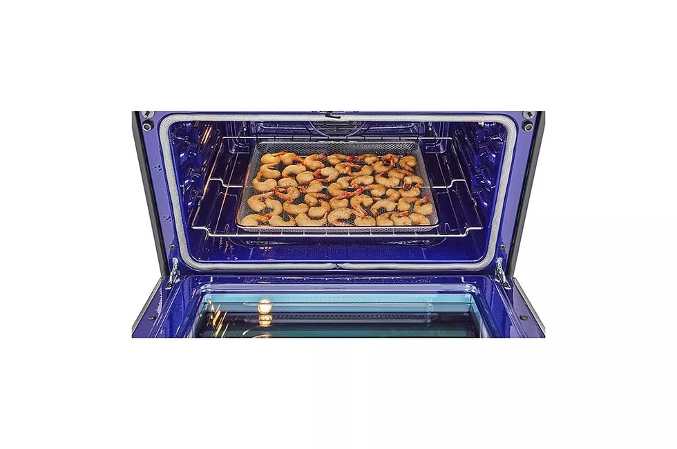 Thumbnail: LG 6.9 cu. ft. Smart Gas Double Oven Slide-in Range with InstaView®, ProBake®