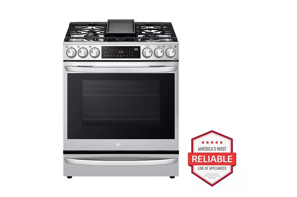 6.3 cu ft. Smart Wi-Fi Enabled ProBake Convection® InstaView™ Gas Slide-in Range