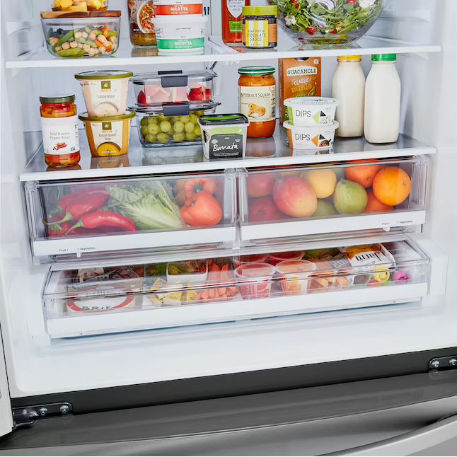 Thumbnail: 29 cu. ft. 3-Door French Door Refrigerator in Stainless Steel