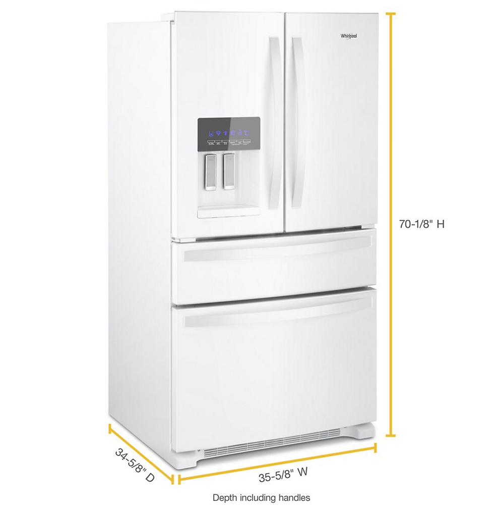 Thumbnail: 36-Inch Wide French Door Bottom Mount Refrigerator - 25 cu. ft.