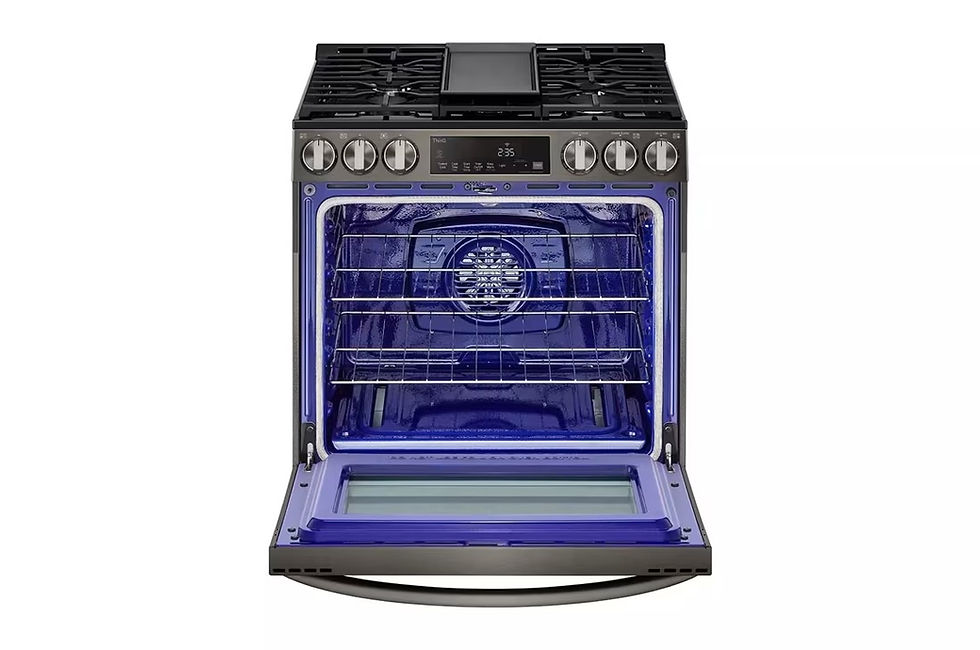 Thumbnail: 5.8 cu ft. Smart Wi-Fi Enabled Fan Convection Gas Slide-in Range with Air Fry &