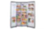 Thumbnail: 27 cu. ft. Side-by-Side Refrigerator with Smooth Touch Ice Dispenser
